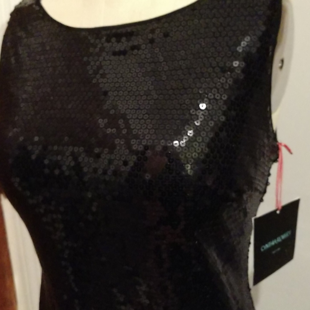 #6 DESIGNER Cynthia Rowley BodyCon Sequin Sheath Dress NWT